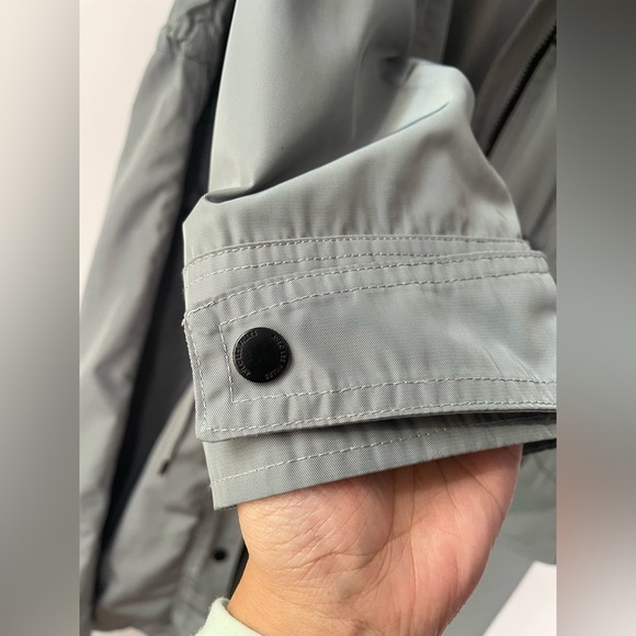 Avec Les Filles Raincoat - Gorgeous Dusty Teal - Rare color - L large trenchcoat - Picture 5 of 8